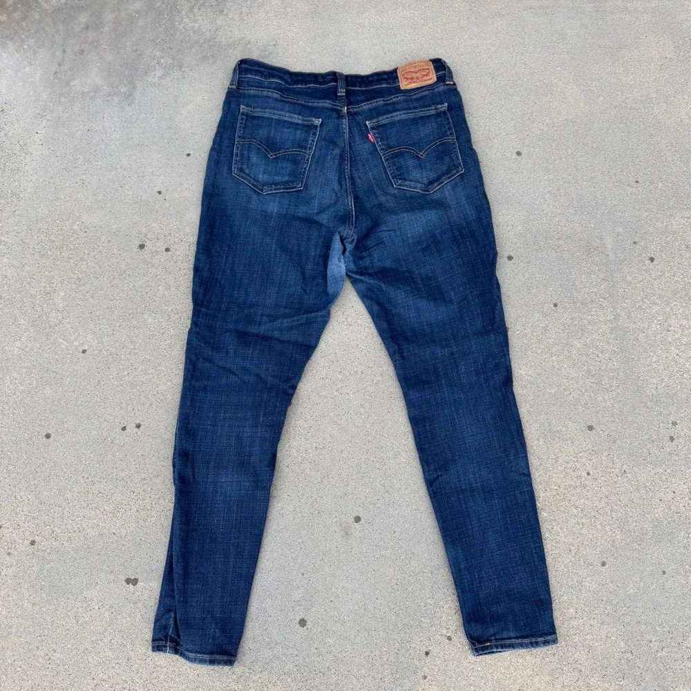Levi's 721 High‎ Rise Skinny Jeans Dark Wash Women's Size 32